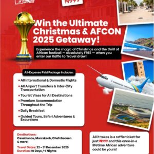 Christmas & AFCON 2025 Getaway Raffle